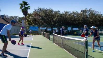 Pickleball group match