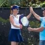 Photoshoot 2 pickleball winner high five