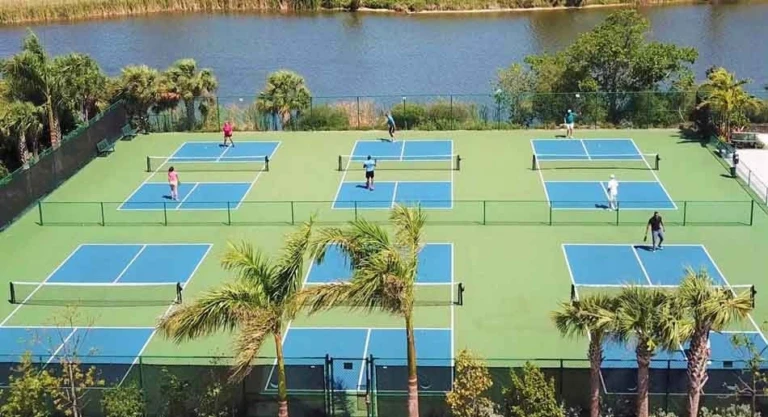 Sundial resort sanibel pickleball aerial courts gallery
