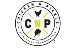 Chicken n pickle circle logo