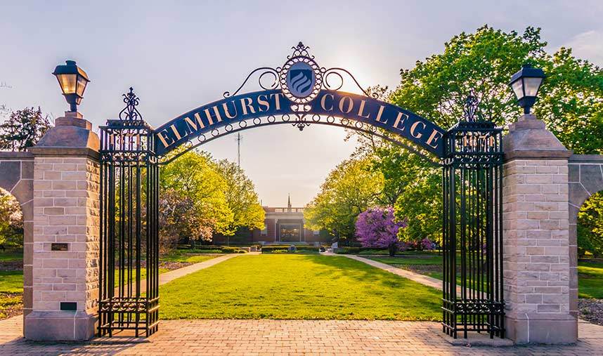 Elmhurst college sign news
