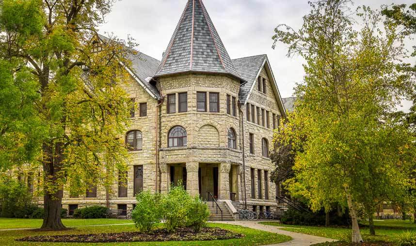 Oberlin campus picture press