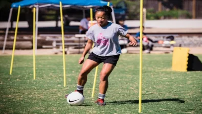 Teen Girl Dribbling Drill2