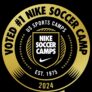 2024 Soccer Crest Gold Ribbon