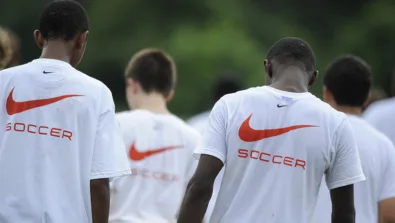 Soccer Gallery Backs Boys Jesuit