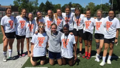 Elmhurst College Soccer Girlsgroup