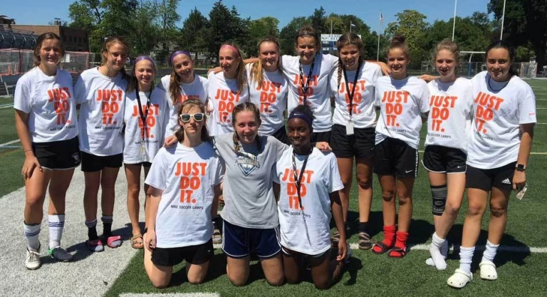 Elmhurst College Soccer Girlsgroup