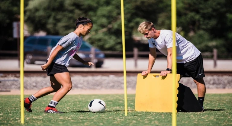 Teen Girl Dribbling Drill1