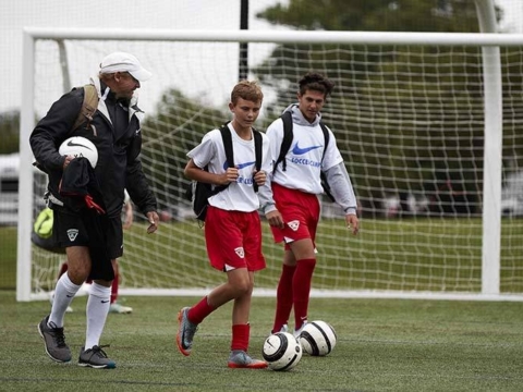 Traveling soccer campers
