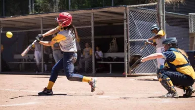 Cal Softball Hit Ball Game