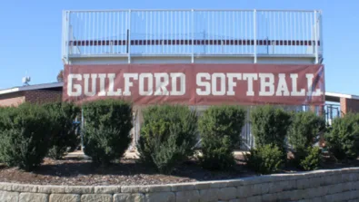 Guilford College Softball Red Banner