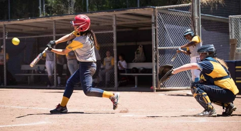Cal Softball Hit Ball Game