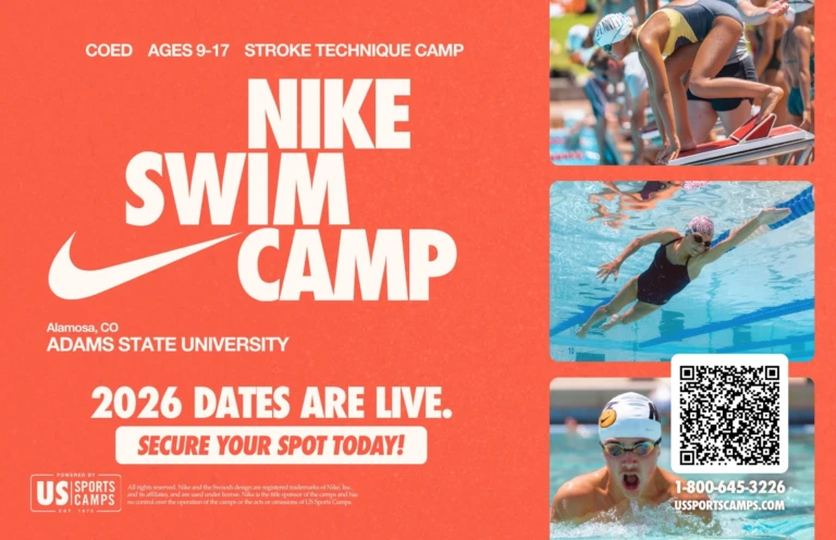 Adams State coed swim