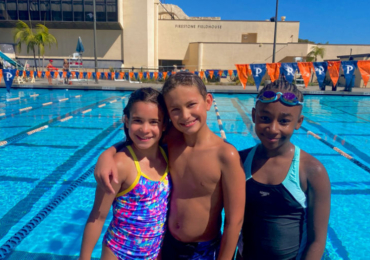 Pepperdine swim camp smiles