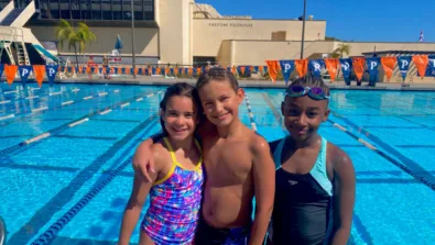 Pepperdine swim camp smiles