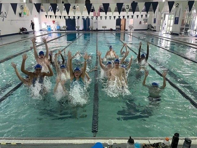 Wingate nike swim camp pool campers fun