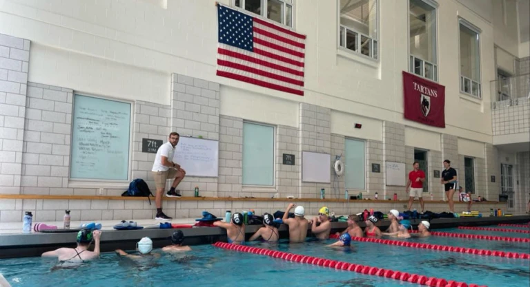 Carnegie mellon nike swim camp set instruction