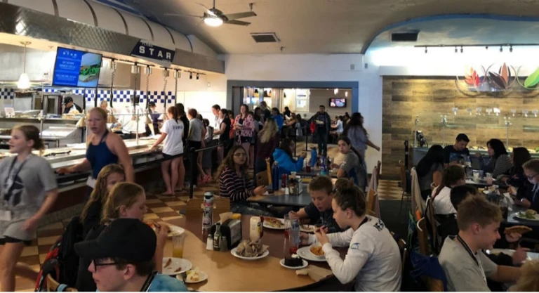 Northern arizona university dining hall nike swim camp