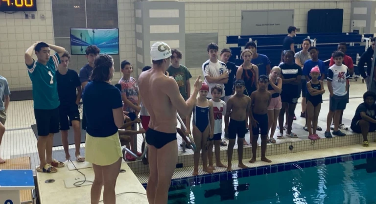 Georgia tech swimmer instruction