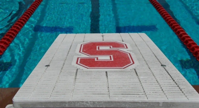 Stanford Swim Camp Starting Block