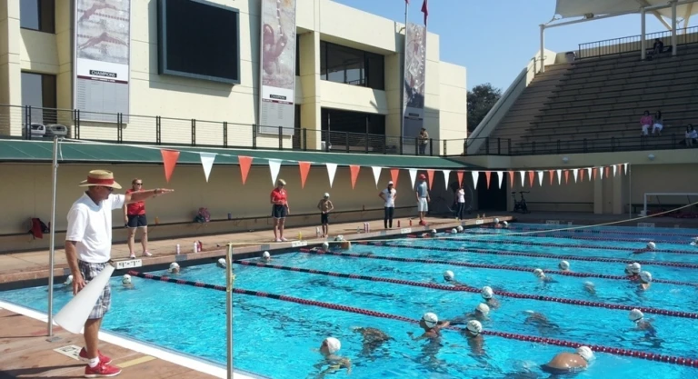 Stanford Swim Camp Ted Knapp Pool Deck