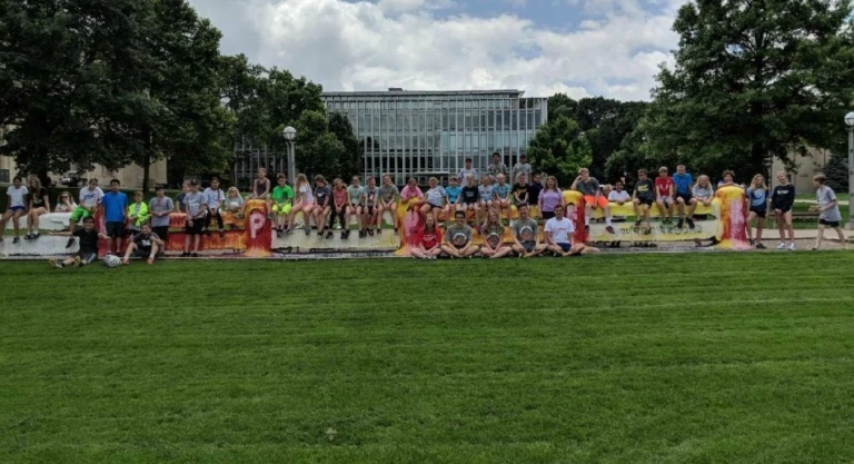 Carnegie Mellon Nike Swim Camp Group Shot