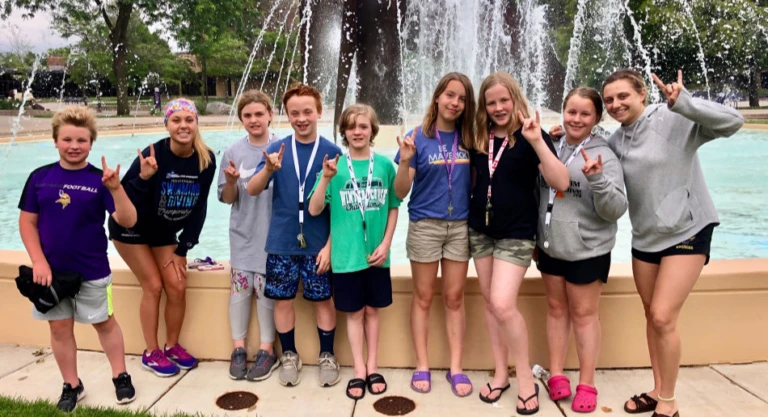 Minnesota State Mavericks Nike Swim Camp Fountain