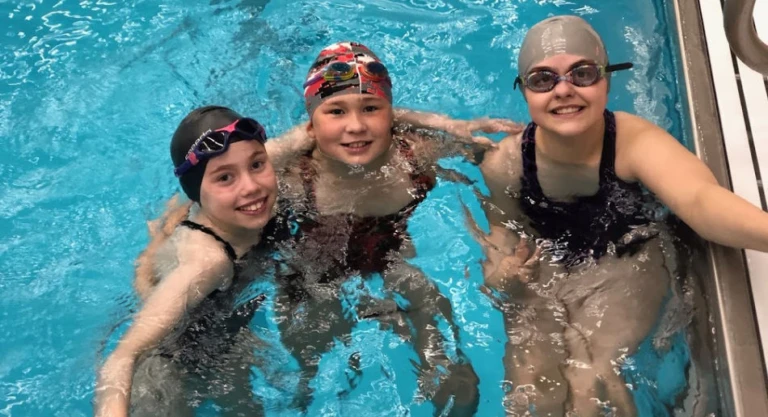 Minnesota State Mavericks Nike Swim Camp Pool Campers Smiles