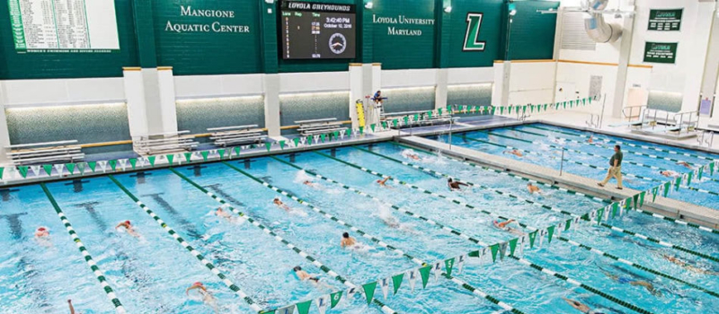 Loyola university mangoine aquatic center