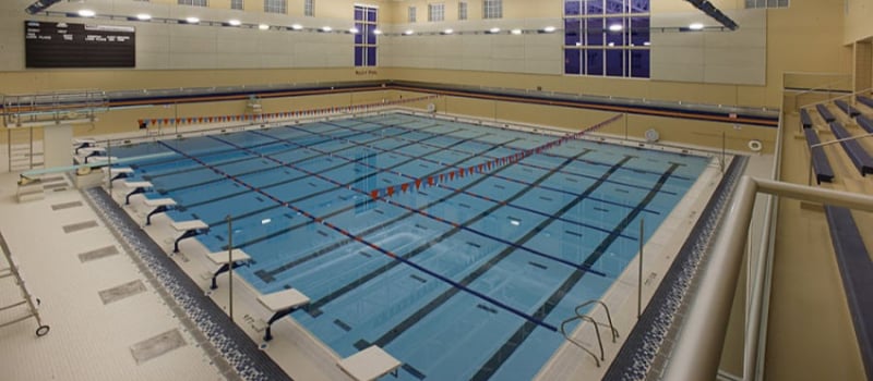 Macalester college riley pool facility nike swim camp
