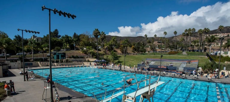 Raleigh runnels memorial pool pepperdine university facility