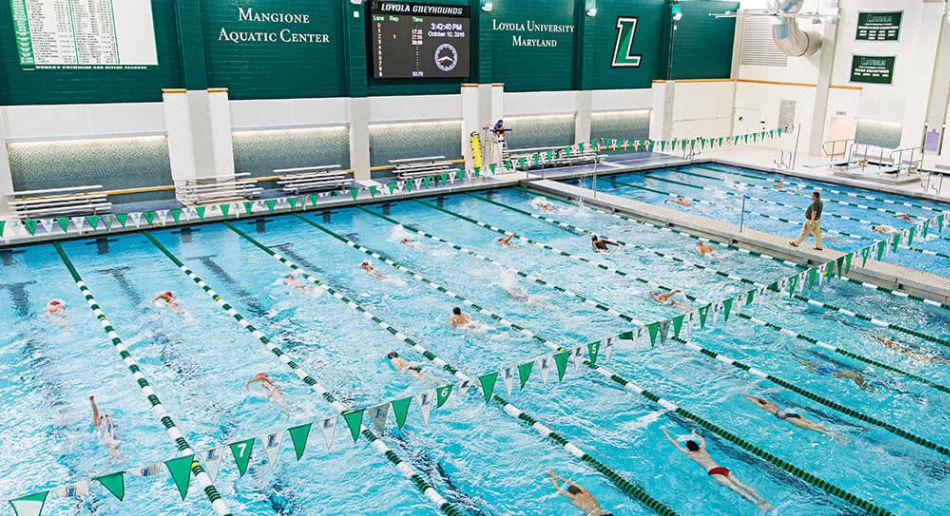 Loyola university mangoine aquatic center