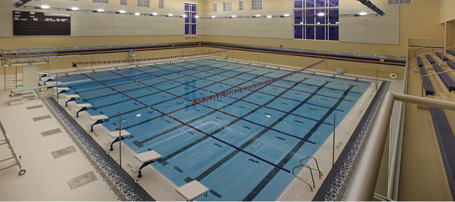 Macalester college riley pool facility nike swim camp