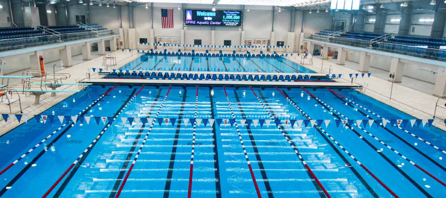 Spire acquatic center facility