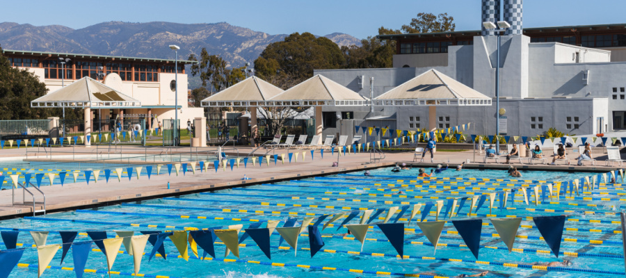 Uc santa barbara aquatics pool facility