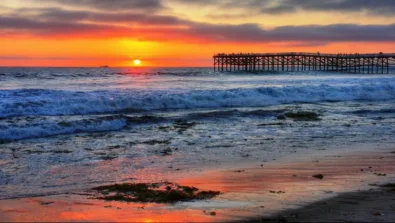 San Diego Beaches At Sunset 950X516