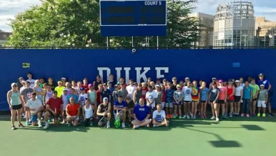 Duke University Nike Tennis Camp Group Photo