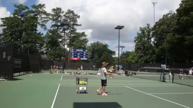 Emory Coach On Court