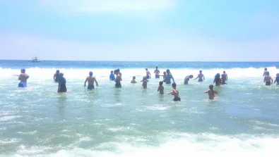 Malibu Tennis Camp Beach Swim