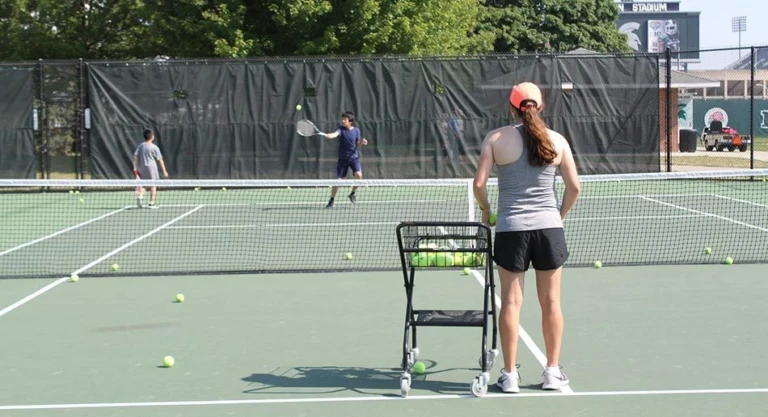 Michigan State Staff Feeding Drill