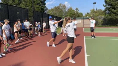Oregon elite jesuit coach forehand drill