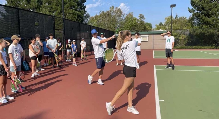 Oregon elite jesuit coach forehand drill