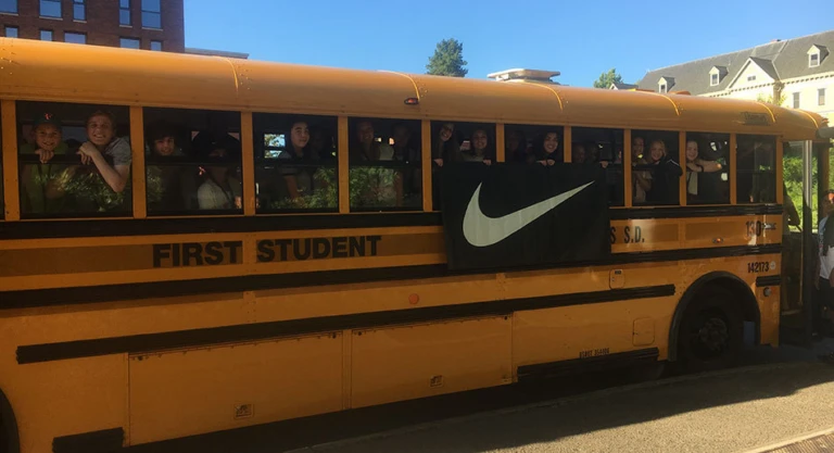 Oregon Campers On Bus