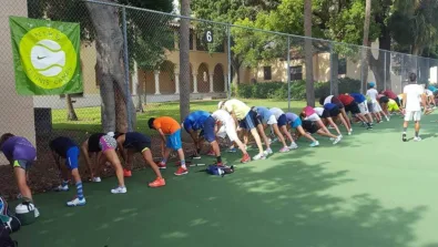 Rollins Stretch On Fence
