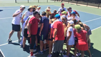 Santa Cruz Adult Tennis Camp Group
