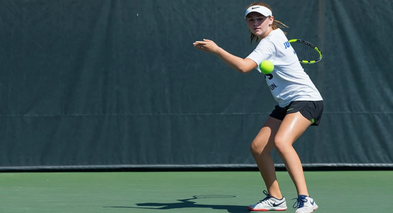 Stanford Tennis Camp Girl Forehand