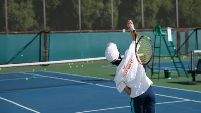 Stanford Boy Serving