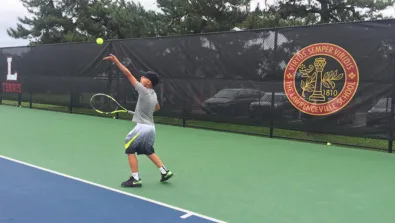 Lawrenceville Boy Serving