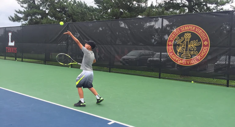 Lawrenceville Boy Serving