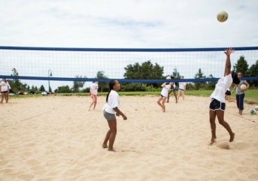 Nike Beach Volleyball Camps Setting